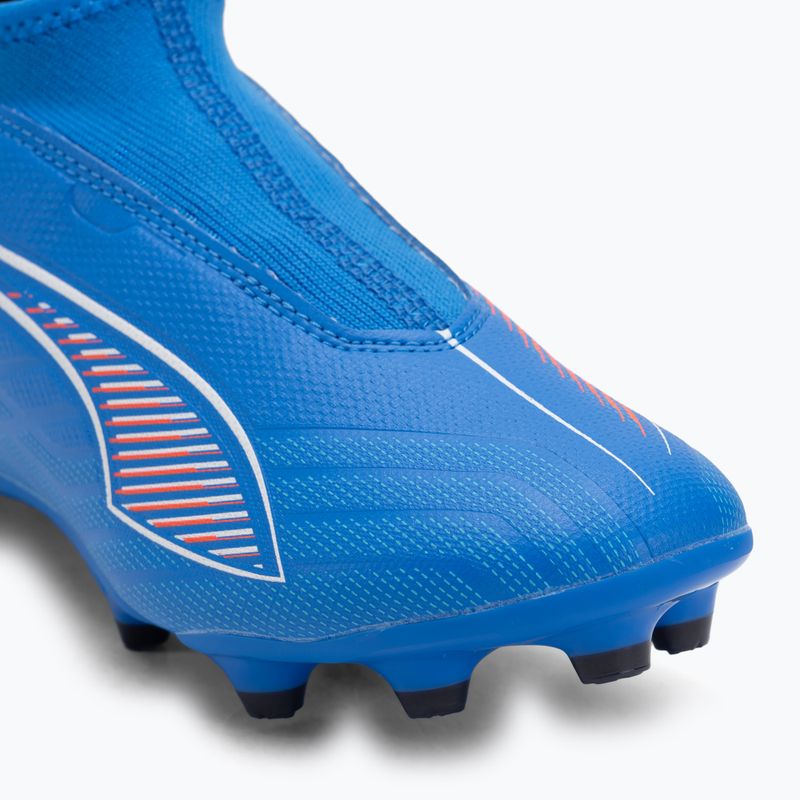 Детски футболни обувки PUMA Ultra 6 Match+ LL FG/AG Jr ултра синьо/пума бяло/бляскаво червено 7