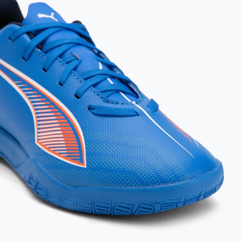 Детски футболни обувки PUMA Ultra 6 Play It Jr ултра синьо/пума бяло/светло червено 7