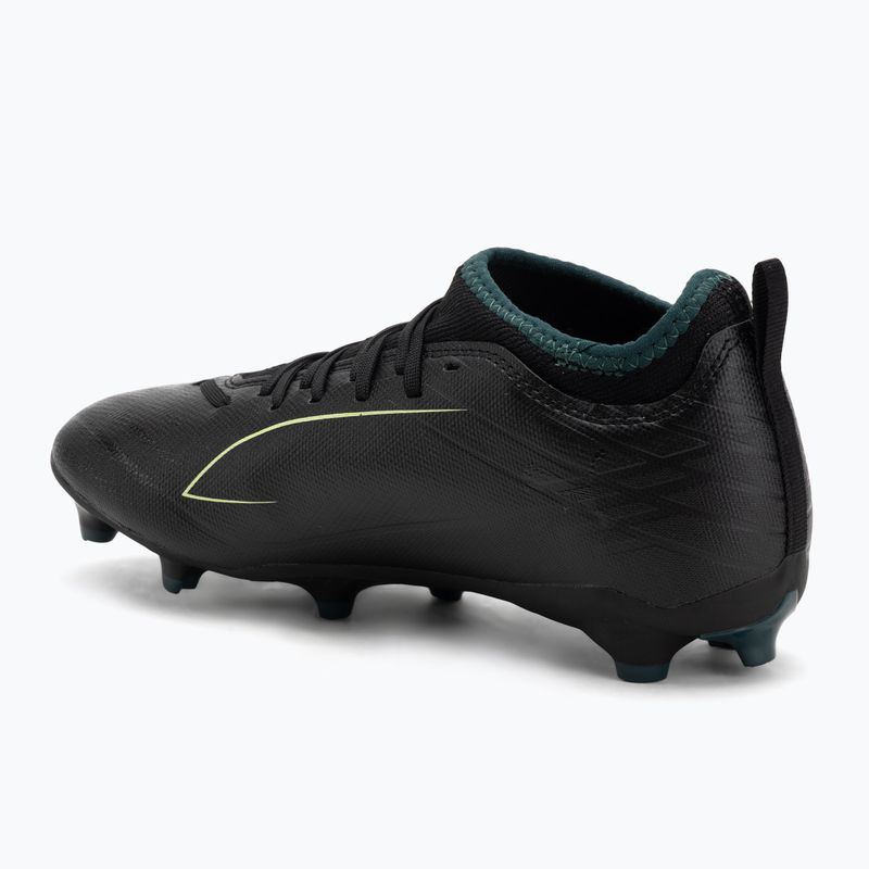 PUMA Ultra 6 Match FG/AG Jr детски футболни обувки puma black/fizzy light/green terrain 3