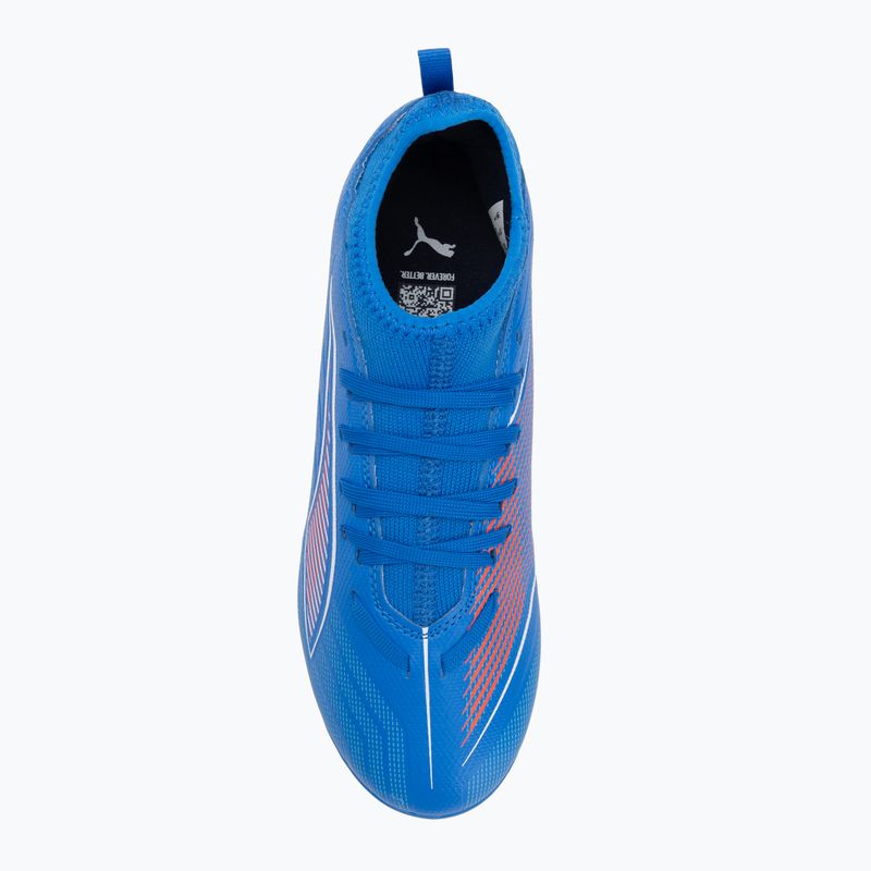 Детски футболни обувки PUMA Ultra 6 Match FG/AG Jr ultra blue/puma white/glowing red 5