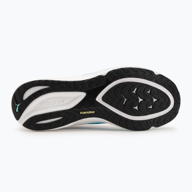 Мъжки маратонки за бягане PUMA Electrify Nitro 4 puma white/mint melt/speed blue 4