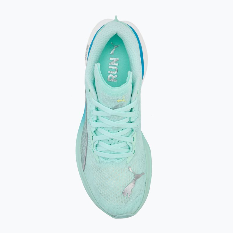 Дамски обувки за бягане PUMA Deviate Nitro 3 mint melt/speed blue 5