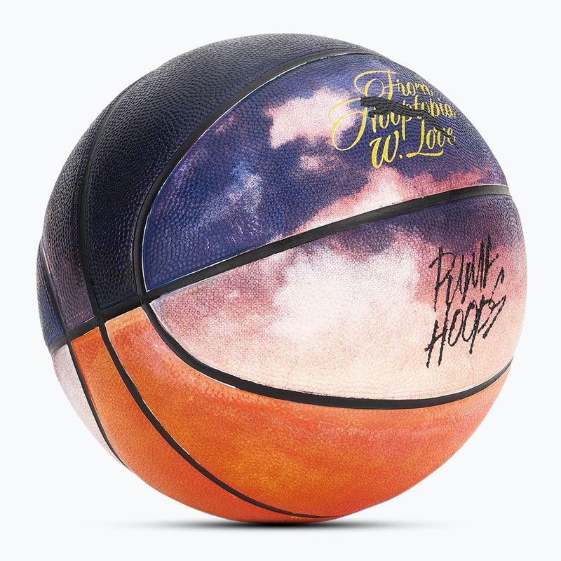 PUMA Hooptopia Sunset Баскетболен пламък оранжево/пума черно/многоцветен размер 7 2