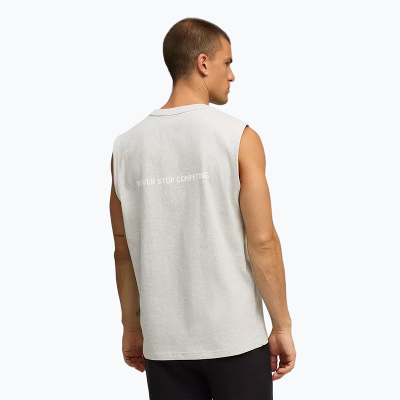 Мъжки тренировъчен потник PUMA x HYROX Cutoff Tank сив 3
