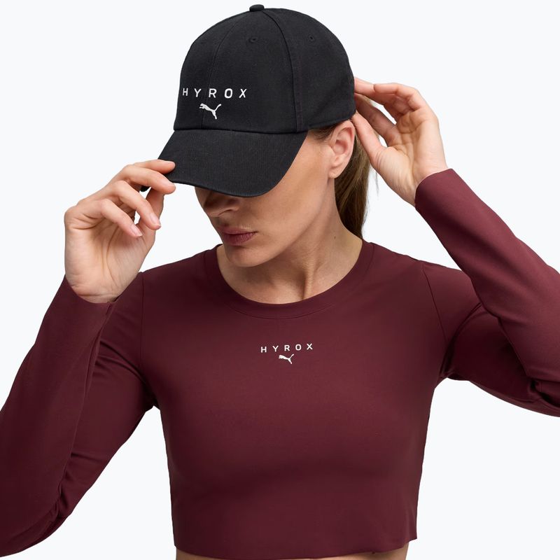 Шапка с козирка PUMA x HYROX BB черна 3