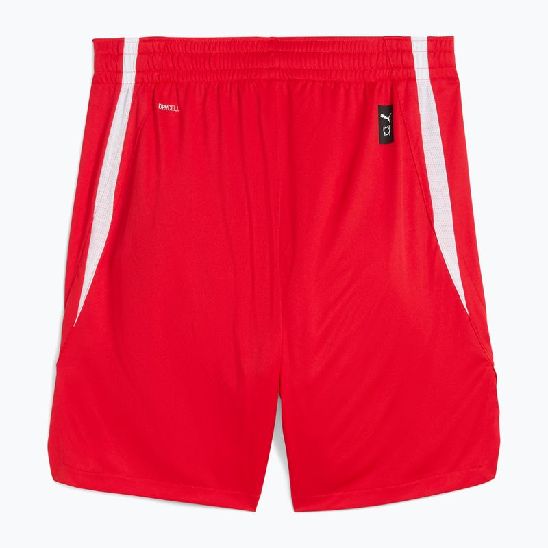Мъжки баскетболни шорти PUMA teamJAWS Starter for all time red 2