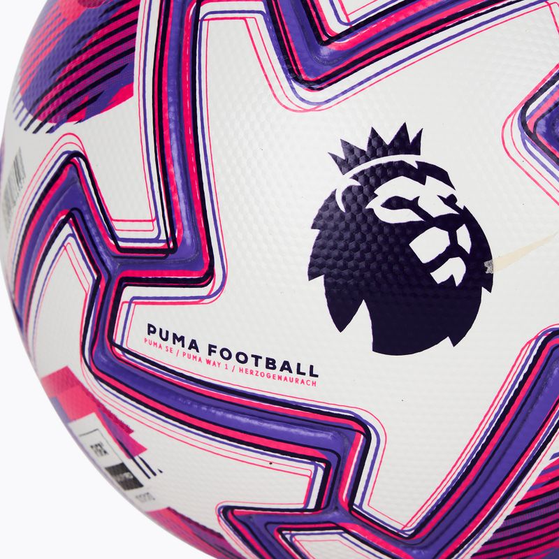 PUMA Orbita Ultimate PL Brilliance футболна пума бяла/мултиколор размер 5 3