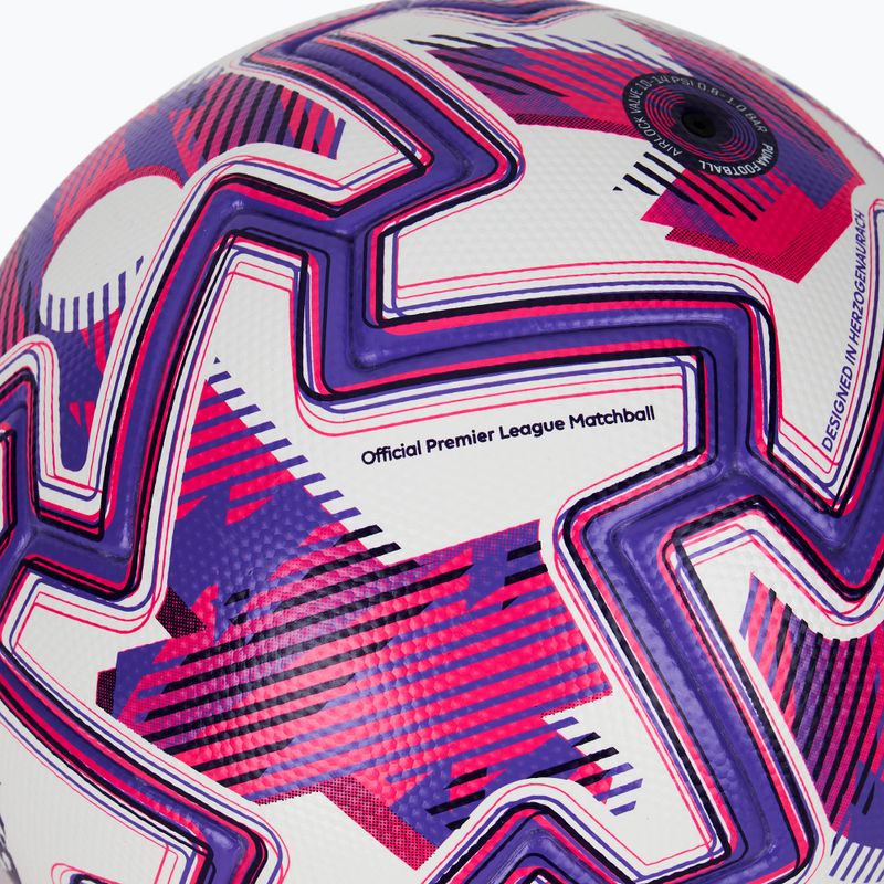 PUMA Orbita Ultimate PL Brilliance футболна пума бяла/мултиколор размер 5 4