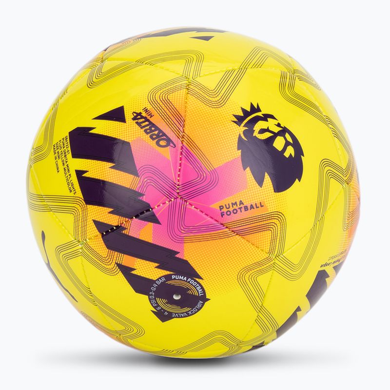 PUMA Orbita Cup PL Lights флуо жълто/мултиколор мини футбол 2
