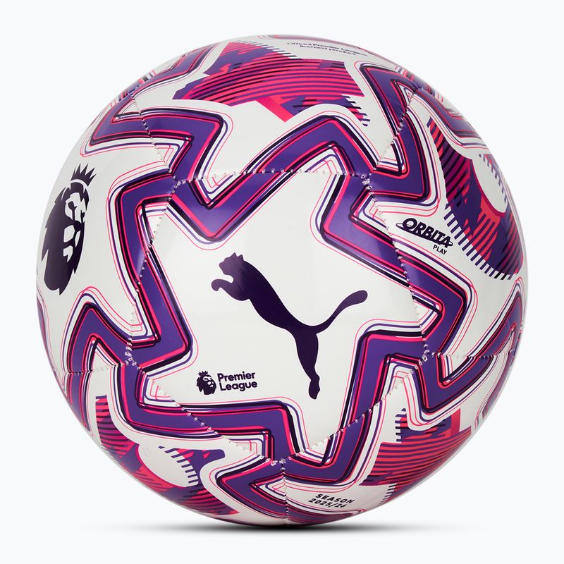 PUMA Orbita Play PL Brilliance футболна пума бяла/мултиколор размер 3