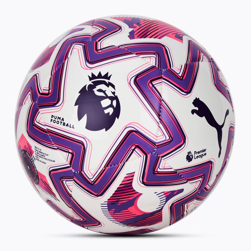 PUMA Orbita Play PL Brilliance футболна пума бяла/мултиколор размер 5 2