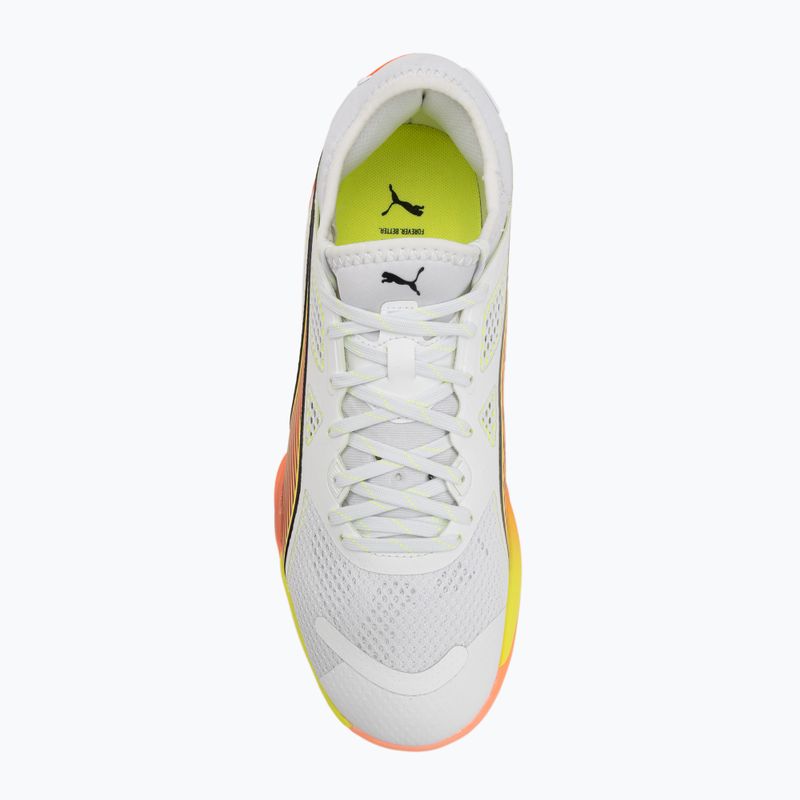 Обувки за хандбал PUMA Eliminate Nitro SQD 4 Game On puma white/glowing red/ultra blue 5
