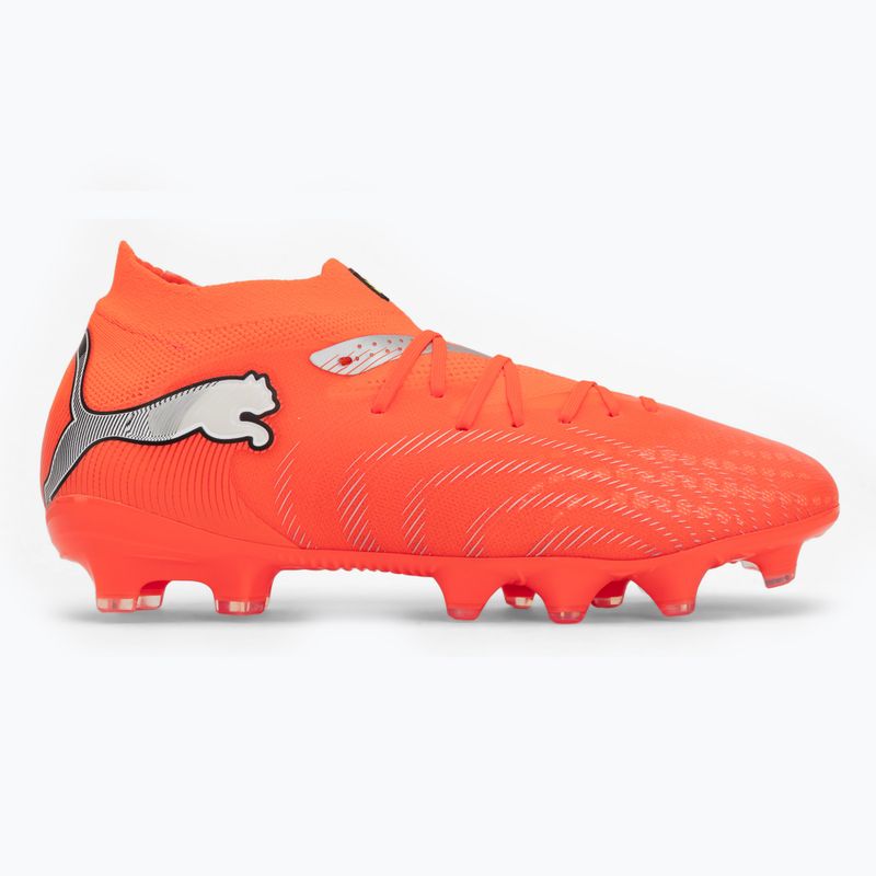 Детски футболни обувки PUMA Future 9 Pro FG/AG Jr glowing red/puma white/puma black/puma silver 2