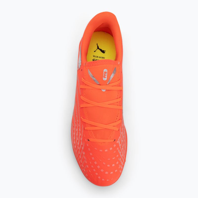 Футболни обувки PUMA Future 9 Play TT glowing red/puma white/puma black/puma silver 5