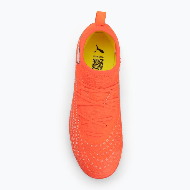 Футболни обувки PUMA Future 9 Match TT + Mid Jr glowing red/puma white/puma black/puma silver 5