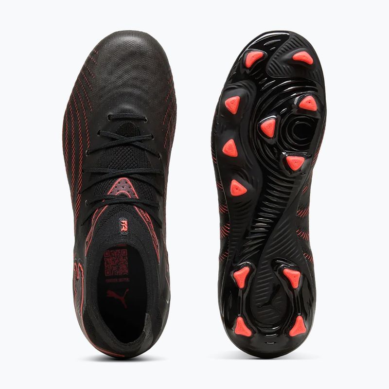 Детски футболни обувки PUMA Future 9 Pro FG/AG Jr puma black/puma white/blue jewel 11