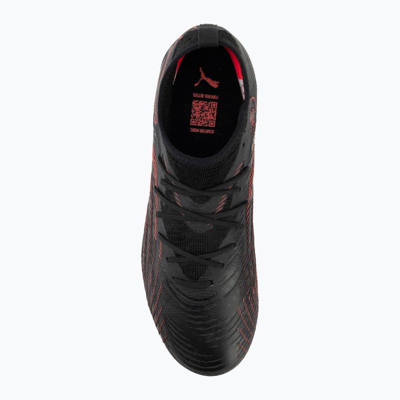 Детски футболни обувки PUMA Future 9 Match FG/AG Jr puma black/glowing red/strong grey 5