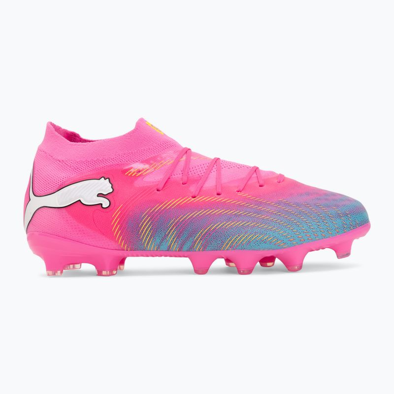 Детски футболни обувки PUMA Future 9 Pro FG/AG Jr poison pink/puma wht/sun stream/bright aqua/puma blk 2