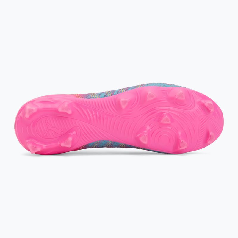 Детски футболни обувки PUMA Future 9 Pro FG/AG Jr poison pink/puma wht/sun stream/bright aqua/puma blk 4