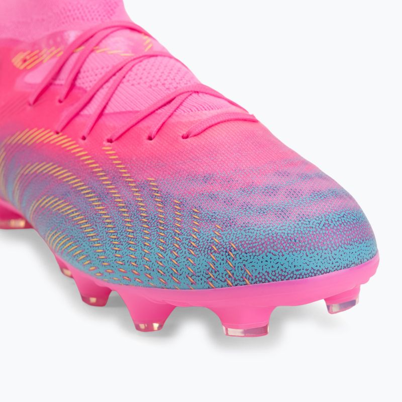 Детски футболни обувки PUMA Future 9 Pro FG/AG Jr poison pink/puma wht/sun stream/bright aqua/puma blk 7