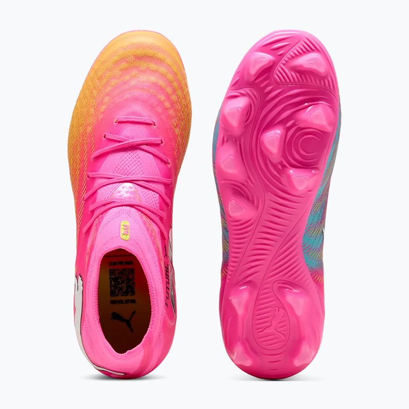 Детски футболни обувки PUMA Future 9 Pro FG/AG Jr poison pink/puma wht/sun stream/bright aqua/puma blk 5