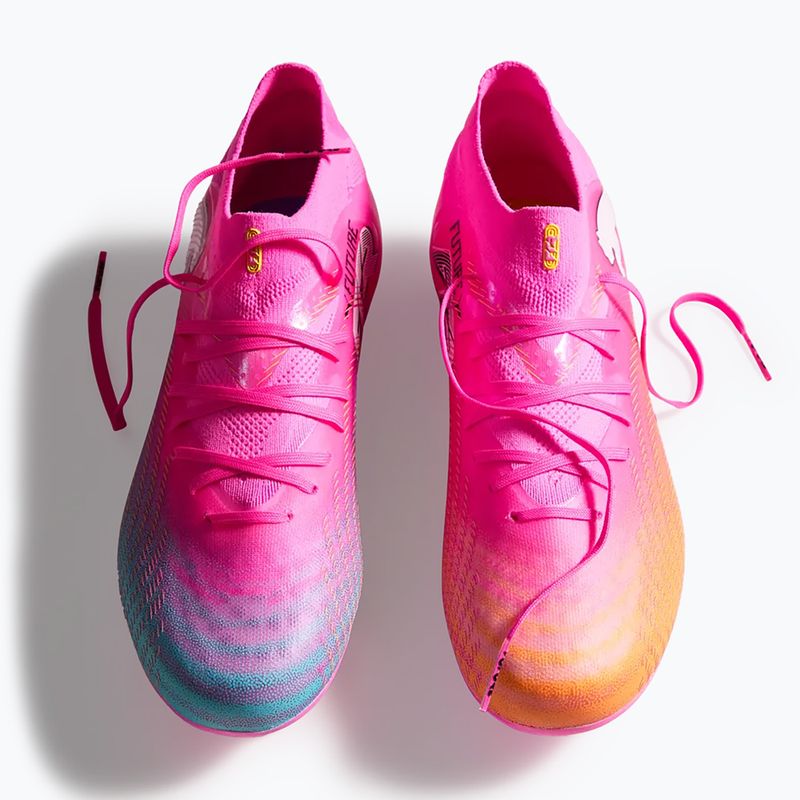 Детски футболни обувки PUMA Future 9 Pro FG/AG Jr poison pink/puma wht/sun stream/bright aqua/puma blk 6