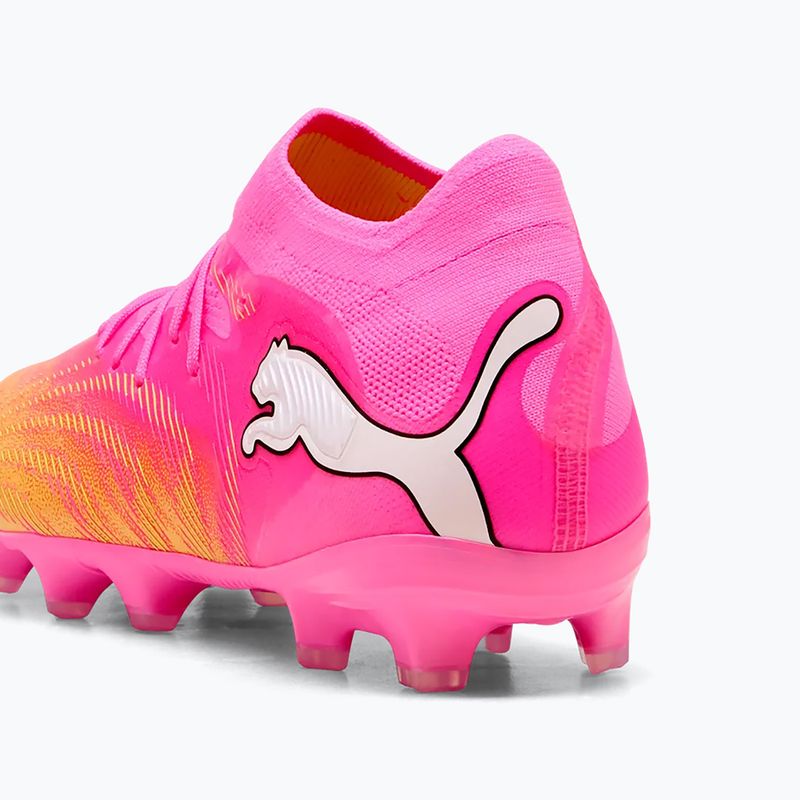 Детски футболни обувки PUMA Future 9 Pro FG/AG Jr poison pink/puma wht/sun stream/bright aqua/puma blk 7