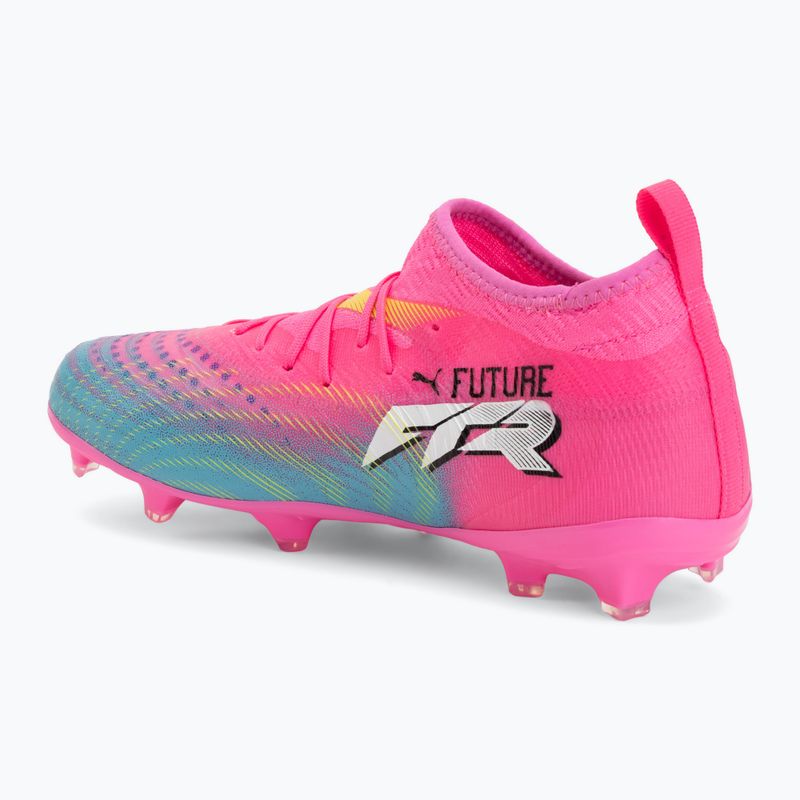 Детски футболни обувки PUMA Future 9 Match FG/AG Jr poison pink/puma wht/sun stream/bright aqua/puma blk 3