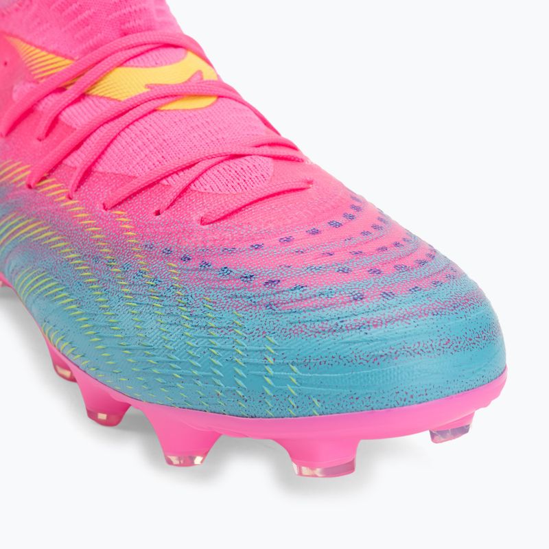 Детски футболни обувки PUMA Future 9 Match FG/AG Jr poison pink/puma wht/sun stream/bright aqua/puma blk 7