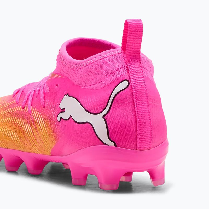Детски футболни обувки PUMA Future 9 Match FG/AG Jr poison pink/puma wht/sun stream/bright aqua/puma blk 5