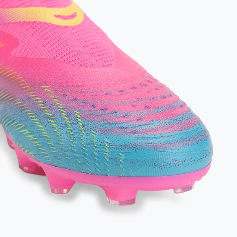Детски футболни обувки PUMA Future 9 Match LL FG/AG Jr poison pink/puma wht/sun stream/bright aqua/puma blk 7