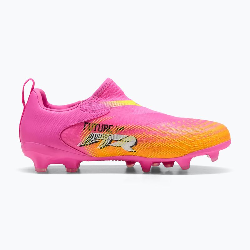 Детски футболни обувки PUMA Future 9 Match LL FG/AG Jr poison pink/puma wht/sun stream/bright aqua/puma blk 2