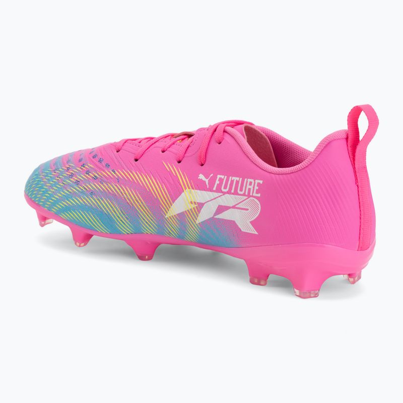Детски футболни обувки PUMA Future 9 Play FG/AG Jr poison pink/puma wht/sun stream/bright aqua/puma blk 3