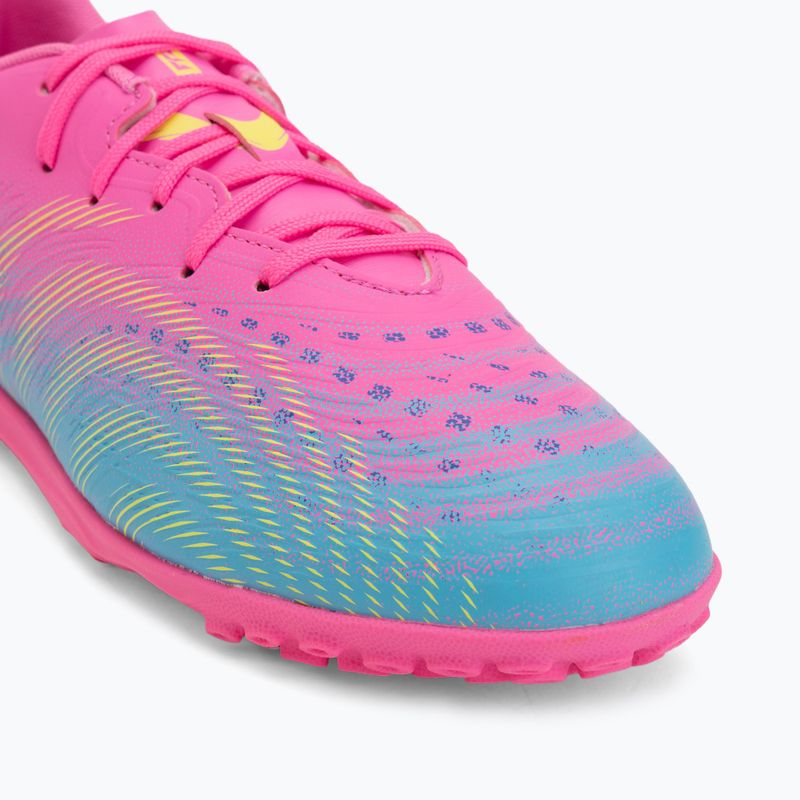 Детски футболни обувки PUMA Future 9 Play TT poison pink/puma wht/sun stream/bright aqua/puma blk 7