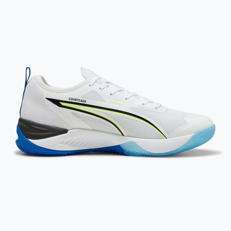 Обувки за хандбал PUMA Eliminate Nitro 4 Game On puma white/glowing red/ultra blue 9