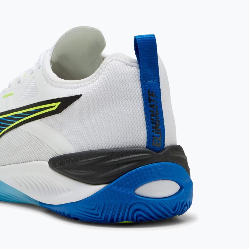 Обувки за хандбал PUMA Eliminate Nitro 4 Game On puma white/glowing red/ultra blue 13