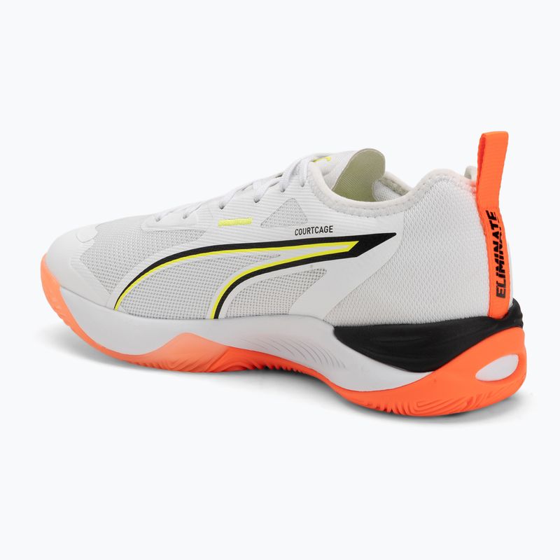 Обувки за хандбал PUMA Eliminate Nitro 4 Game On puma white/glowing red/ultra blue 3