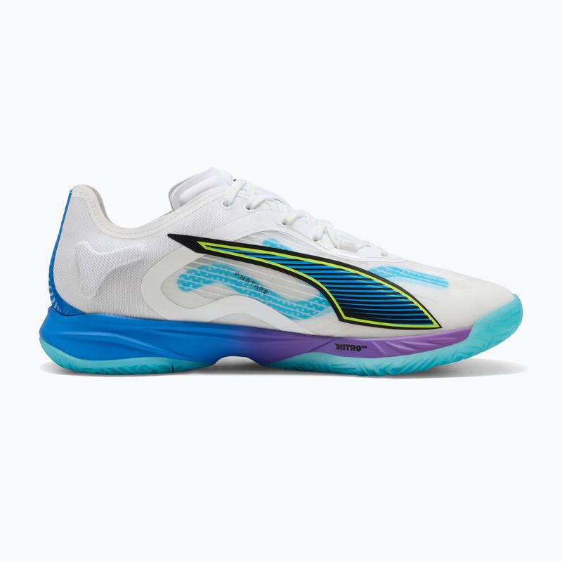 Обувки за хандбал PUMA Accelerate Nitro SQD 4 Game On puma white/glowing red/ultra blue 9