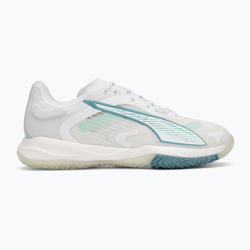 Дамски обувки за хандбал PUMA Accelerate Nitro SQD 4 Game On puma white/baltic sea blue/fresh water 2