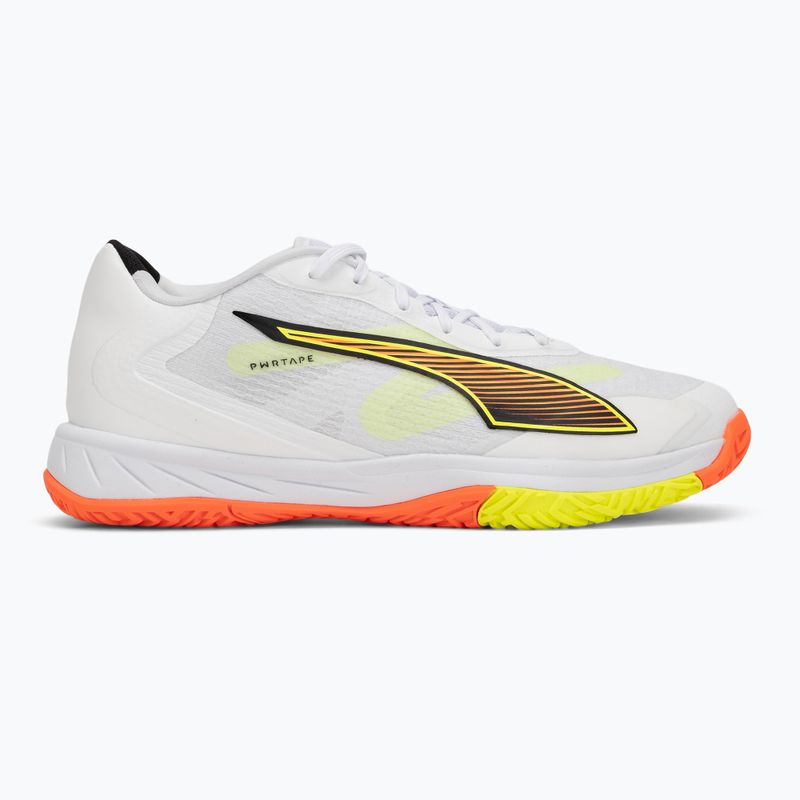 Обувки за хандбал PUMA Accelerate Turbo 4 Game On puma white/glowing red/ultra blue 2