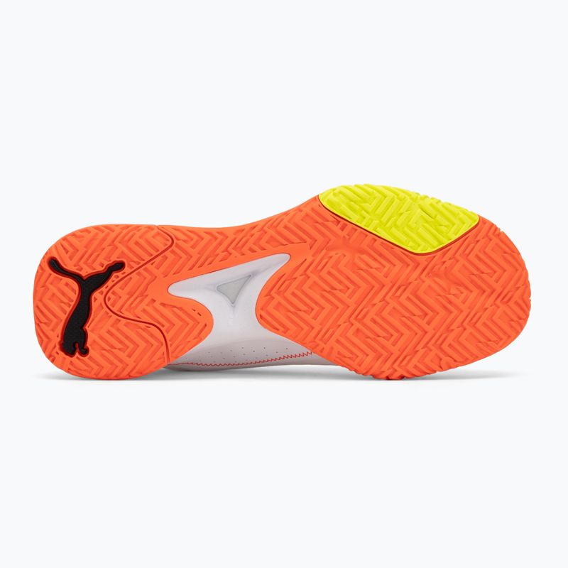 Обувки за хандбал PUMA Accelerate Turbo 4 Game On puma white/glowing red/ultra blue 4