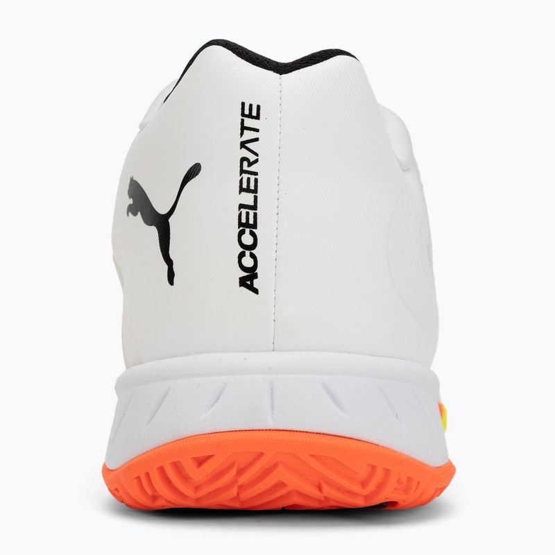 Обувки за хандбал PUMA Accelerate Turbo 4 Game On puma white/glowing red/ultra blue 6