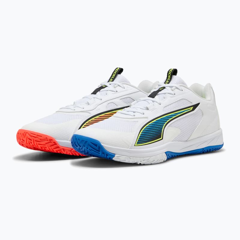 Обувки за хандбал PUMA Accelerate Pro 4 Game On puma white/glowing red/ultra blue 11