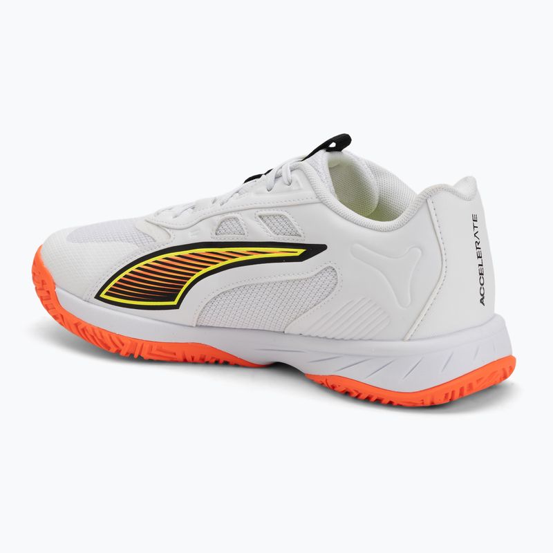 Обувки за хандбал PUMA Accelerate Pro 4 Game On puma white/glowing red/ultra blue 3