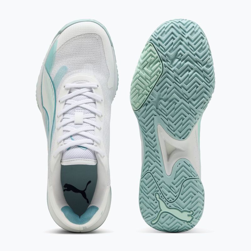 Обувки за хандбал PUMA Accelerate Pro 4 Game On puma white/baltic sea blue/fresh water 3