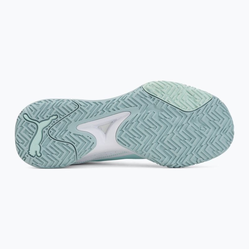 Обувки за хандбал PUMA Accelerate Pro 4 Game On puma white/baltic sea blue/fresh water 4
