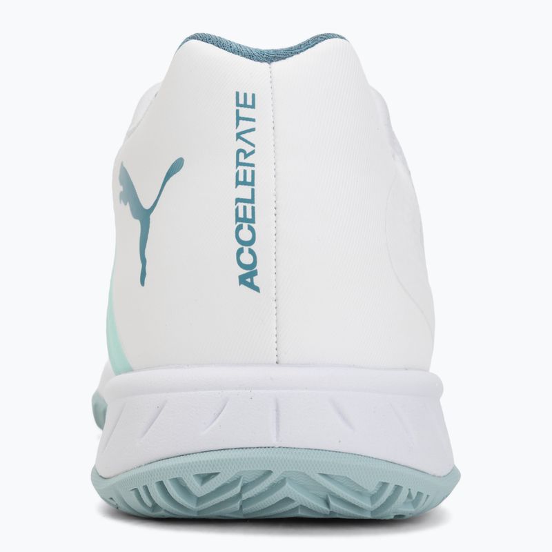 Обувки за хандбал PUMA Accelerate Pro 4 Game On puma white/baltic sea blue/fresh water 6
