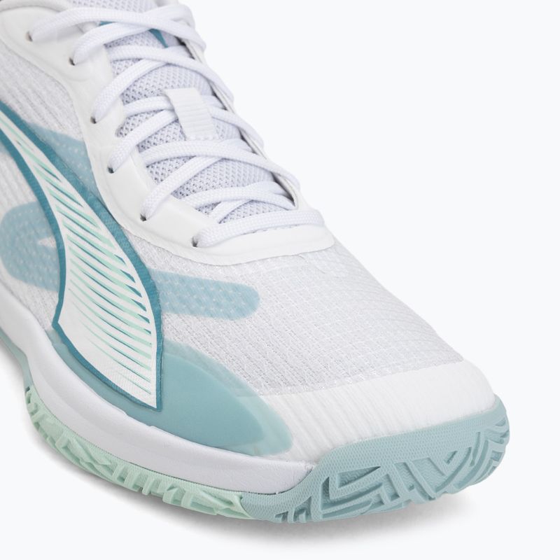 Обувки за хандбал PUMA Accelerate Pro 4 Game On puma white/baltic sea blue/fresh water 7