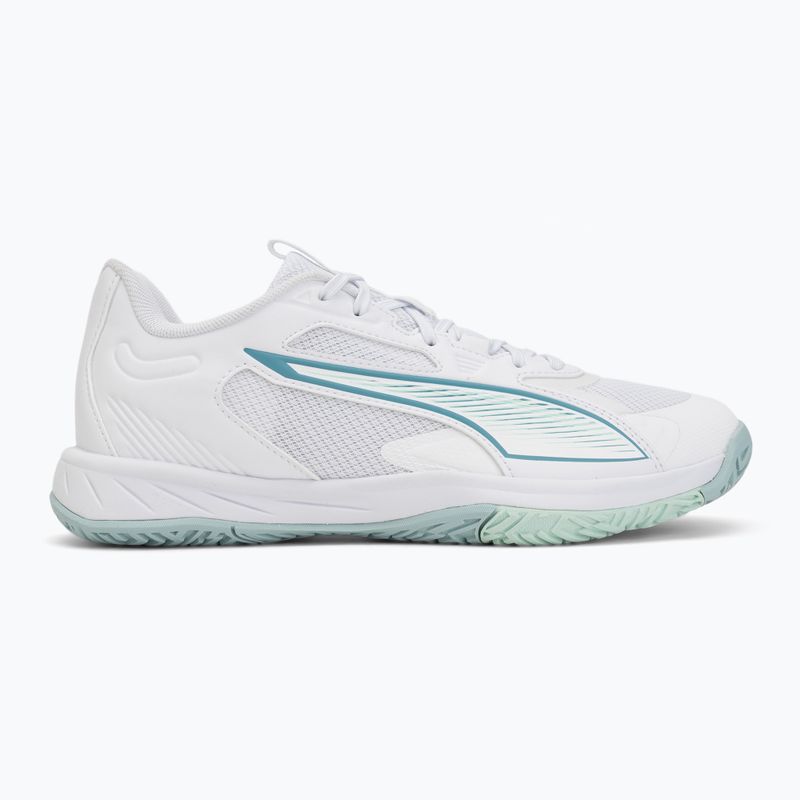 Обувки за хандбал PUMA Accelerate Pro 4 Game On puma white/baltic sea blue/fresh water 2