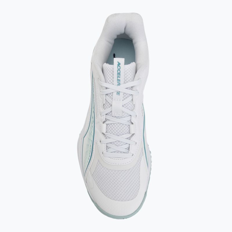 Обувки за хандбал PUMA Accelerate Pro 4 Game On puma white/baltic sea blue/fresh water 5